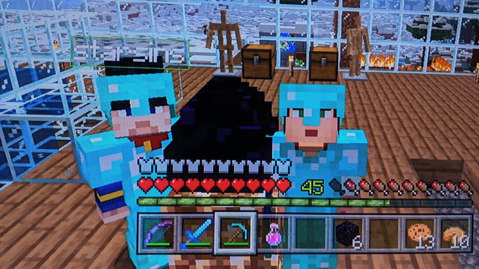 Minecraft depois da derrota do Ender Dragon